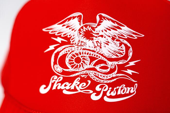 SNAKE EAGLE TRUCKER CAP (RD)
