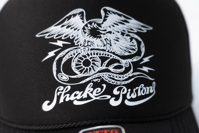 SNAKE EAGLE TRUCKER CAP (BK)