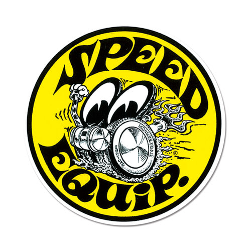 Speed Equip Round Sticker [ DM206 ]