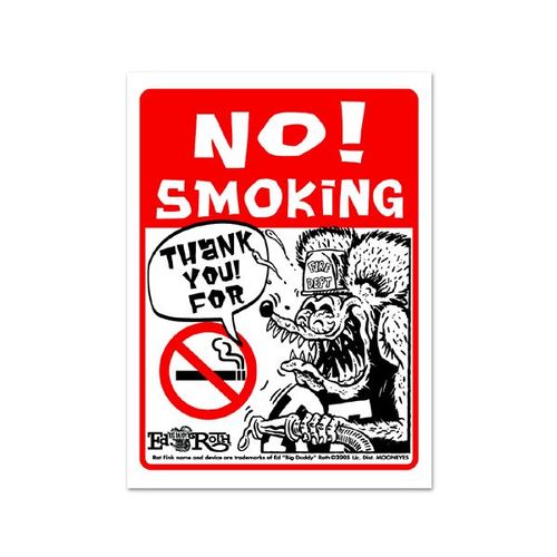 Rat Fink Message Board NO! SMOKING [ RAF228 ]
