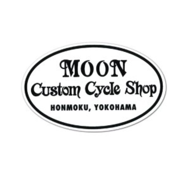 MOON Custom Cycle Shop Sticker [DM151]