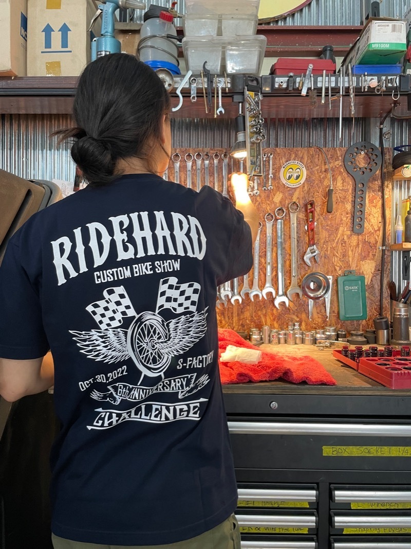 -RIDEHARD 6 Custom Show 2022 T-Shirts (3색)